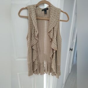 INC international concepts vest M) tan color